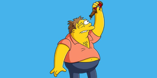 Personagem Barney, da série Os Simpsons