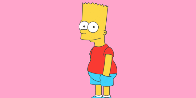 Personagem Bart, da série Os Simpsons 