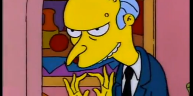 Personagem Senhor Bruns, da série Os Simpsons.