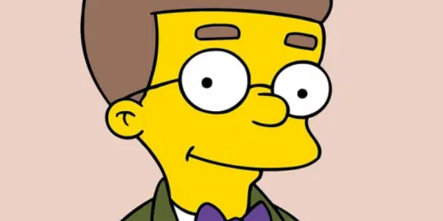 Personagem Waylon Smithers, da série Os Simpsons.
