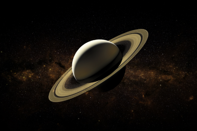 Planeta Saturno no Universo