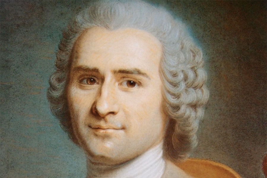Pintura do Jean Jacques Rousseau 